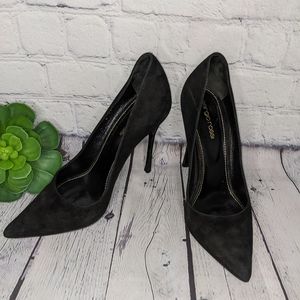 SERGIO ROSSI Suede Heels